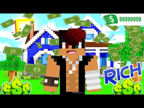 💰BECOME RICH IN MINECRAFT!💰