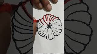 How to make easy drawing colour flower 🌹🌻#youtube #trendingvideo#viral