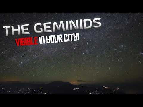 How to See the Geminid Meteor Shower in Your City (2021)