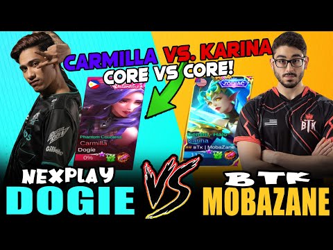 DOGIE NAG CORE NANG MAKALABAN SI MOBAZANE SA RANK! DOGIE CARMILLA CORE vs MOBAZANE in RANK ~ MLBB