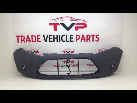 Fits Ford Fiesta 2008-2012 Front Bumper Primed No Fog Holes No Pdc Holes video