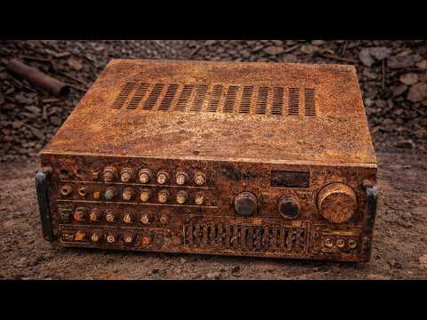 Restoration old rusty California audio mixer // Dead Vintage Audio Mixer Comes Back to Life