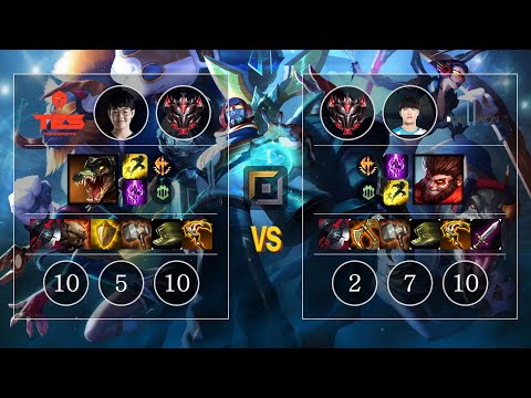 TES 369 Renekton vs DWG Flame Wukong Top - KR GrandMaster Patch 10.11