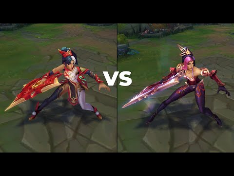 Mythmaker Sivir vs Prestige Mythmaker Sivir | Skin comparison | League of Legends