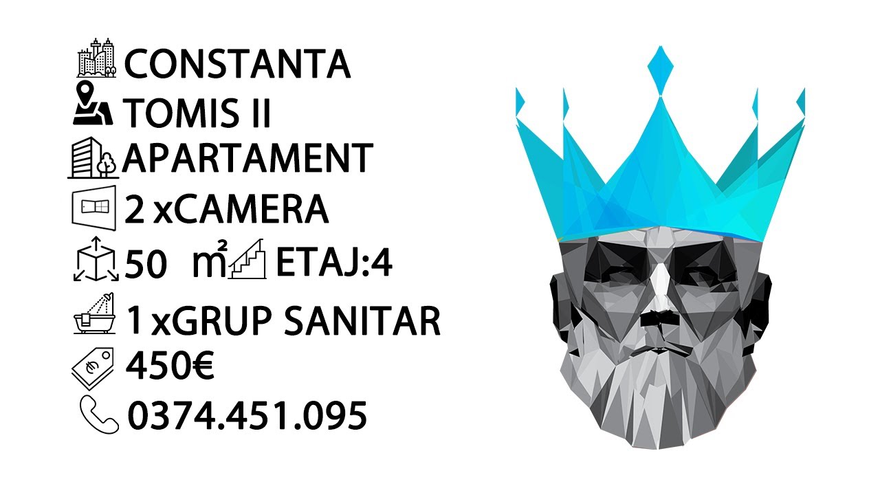 Tur video Tomis II | 2 Camere | Modern | AC | Centrala | Termen Lung