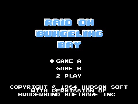 Raid on Bungeling Bay (Jap) FC Game Full Run