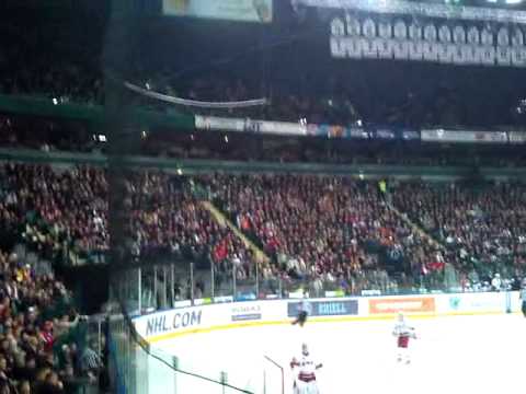 KHL vs NHL. I was there 041010 MOV_0083