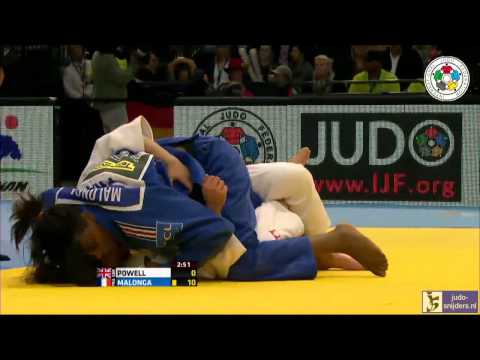 Judo 2014 Grand Prix Dusseldorf: Powell (GBR) - Malonga (FRA) [-78kg] bronze