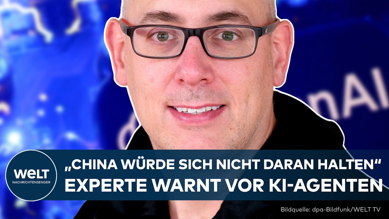 DIGITALES WETTRÜSTEN: "China würde sich nicht daran halten" – Experte warnt vor KI-Agenten