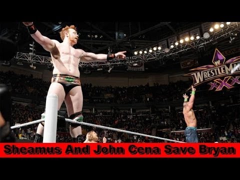 WWE Raw 27/01/2014 The Shield Interrupts Daniel Bryan. Sheamus And John Cena for the SAVE