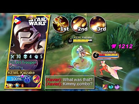 Does anyone know this KIMMY SKILL COMBO?! ( you must try this! ) | MLBB