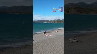 Fethiye’de Güneş Yüzünü Gösterdi, Çalış Plajı Hareketlendi
