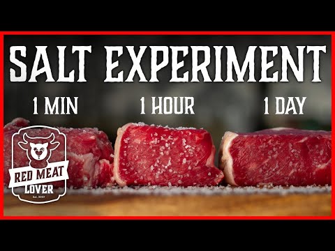 How to Season Steak Experiment - When to Salt Your Steaks, INCREDIBLE!