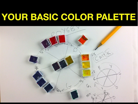 Tips on How to Select Colors for a Basic Watercolor Palette