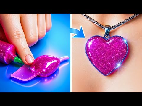 GENIUS JEWELRY HACKS! 🖊️💖 Make Your Own with a 3D Pen & Hot Glue by 123 GO! Planet