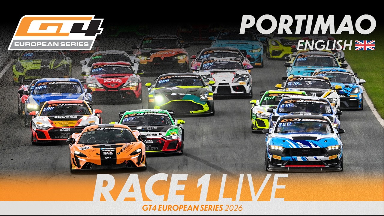 LIVE I Race 1 I Portimão I GT4 European Series 2026 (English)