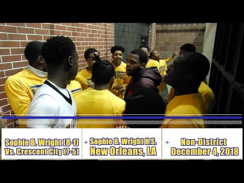 Sophie B. Wright vs. Crescent City - Gregory Hammond, DJ Burns combine for 28 in 4th quarter