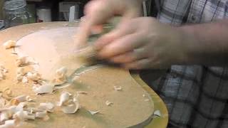 Hand-Carving a Mandolin Back