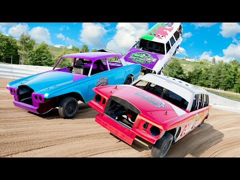 Realistic BANGER Racing In BeamNG Drive Is Absolutely CHAOTIC!