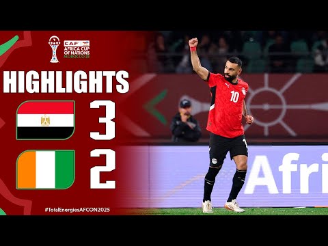 Mohamed Salah Goal | Egypt vs Côte d'Ivoire 3-2 Highlights | AFCON 2025 - #TotalEnergiesAFCON2025