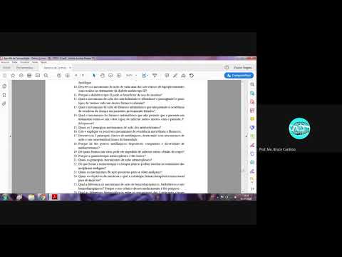 FARMACOLOGIA - ESTUDO DIRIGIDO COMENTADO