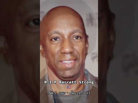 Motown singer songwriter Barrett Strong passes away at 81. #barrettstrong #motown #trending