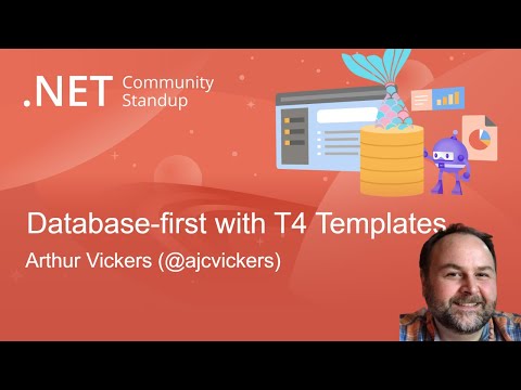 .NET Data Community Standup - Database-first with T4 Templates in EF7: Early look