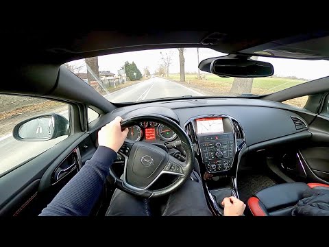 Opel Astra J GTC 2.0 CDTI 165HP Manual (2014) POV Test Drive & Acceleration 0-100