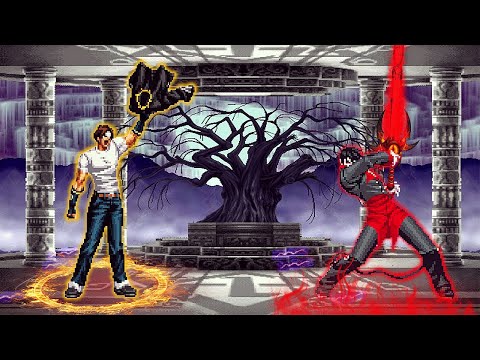 Dark Iori Vs Wicked Kyo | Mugen Fighters | KOF Mugen