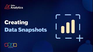 Capture your reports and track changes | Data Snapshots | Zoho Analytics