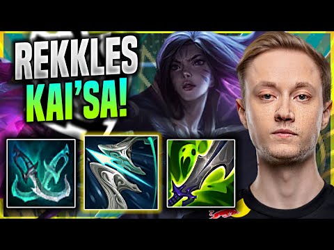 REKKLES IS A GOD WITH KAI'SA GALEFORCE! - G2 Rekkles Plays Kai'sa ADC vs Xayah! | Season 11