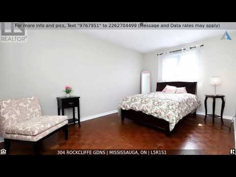 Priced at $1,279,000 - 304 ROCKCLIFFE GDNS, Mississauga, ON L5R1S1