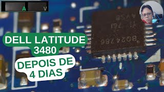 MUDOU NOVAMENTE O SINTOMA. Fiquei meio perdido na análise desta vez. Dell Latitute 3480