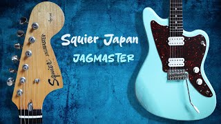 Video thumbnail for SQUIER JAGMASTER short scale offset guitar made in JAPAN. Sounds and specs by Dunsys Guitar World