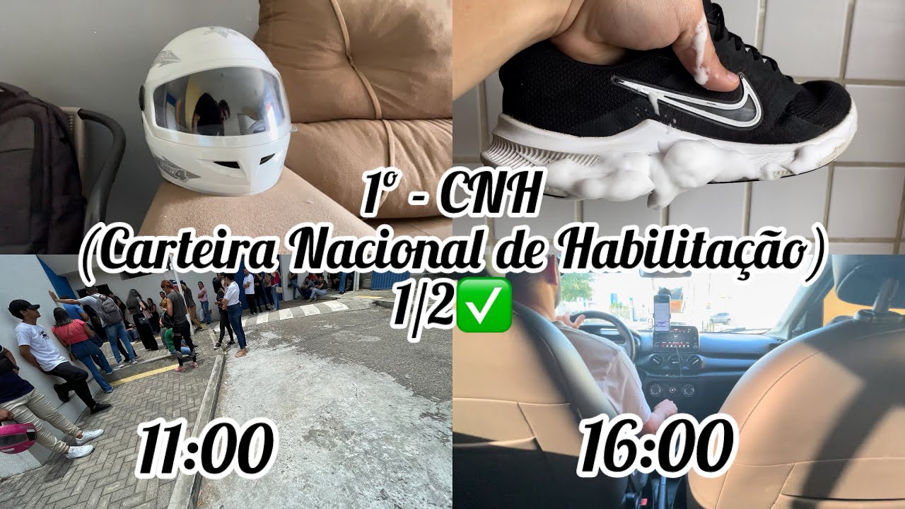 Venha comigo tirar a minha CNH (Carteira Nacional de Habilitação)!