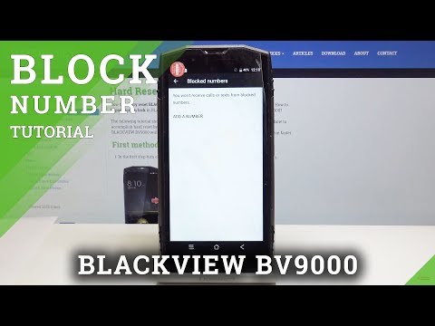How to Block Contact in BLACKVIEW BV9000 - Blacklist Tutorial