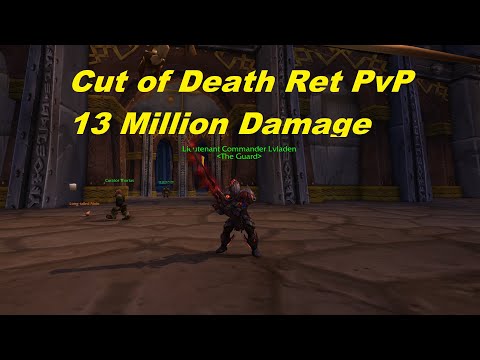 WoW 8.3 Ret Paladin PvP - Cut of Death Finally!!! - Lvladen Commentary