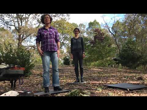 Miss Moonshine and Sarah teach the Gainsville Timestep (buck dancing) - keep time while resting