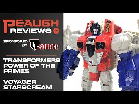 Video Review: Transformers: Power of the Primes - Voyager Class STARSCREAM