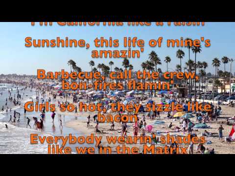 "CALIFORNIA WAITZ...." (lyric video) by KEVIN NEVER TALKS