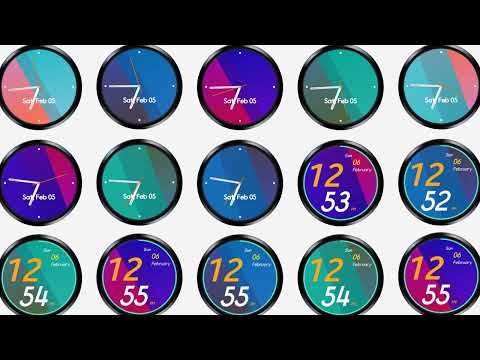 Colors Digital Watch Face