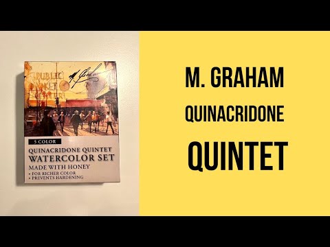 Quinacridone Quintet by M.Graham | Introduction to Quinacridone Watercolors