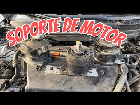 COMO CAMBIAR SOPORTES DE MOTOR Y TRANSMISIÓN HONDA ACCORD 2.4L 2003-07