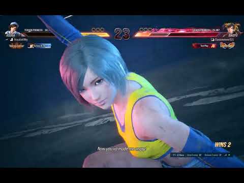 Tekken 8 Ling Xiaoyu vs Asuka(RoyaleKINg) FT3 x 3 - 2024 02 22