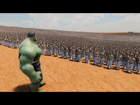 500,000 HULK vs 500,000 CHUCK NORRIS - Ultimate Epic Battle Simulator 2 | UEBS 2