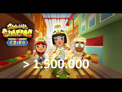 Subway Surfers Cairo набираем 1.500.000 [iPad / HD]