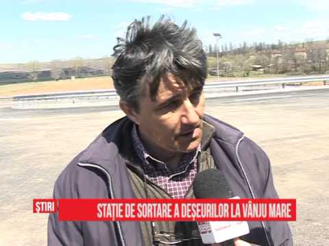 Stație de sortare a deșeurilor la Vânju Mare