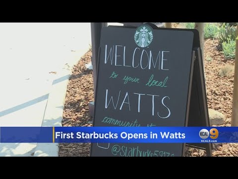 Starbucks Opens New Community Store In Watts Thursday