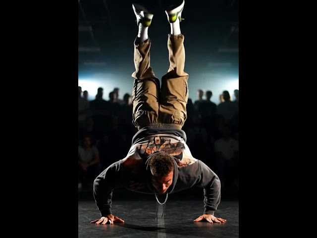 B-Boy Footwork to Headspin Combo — Animated Bboying Short