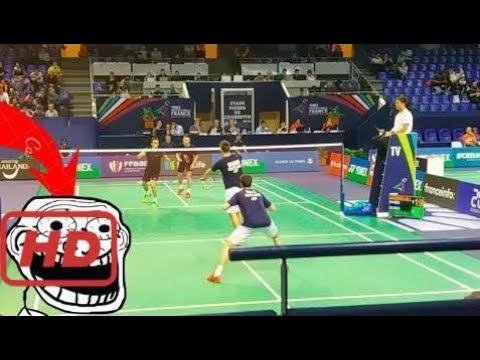 Love Badminton |   CRAZY BADMINTON FAN - JACCO ARENDS/RUBEN vs JILLE ALEXANDER/DUNN ADAM HALL - Yon
